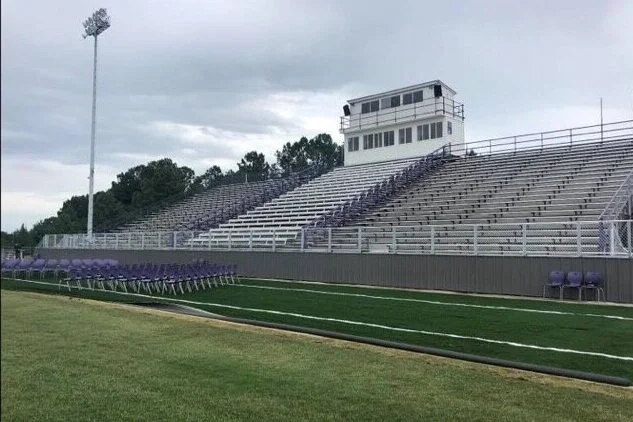 Denton Stadium — Custom stadium bleachers