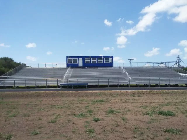 Louise ISD — Bleacher renovation + galvanized substructure